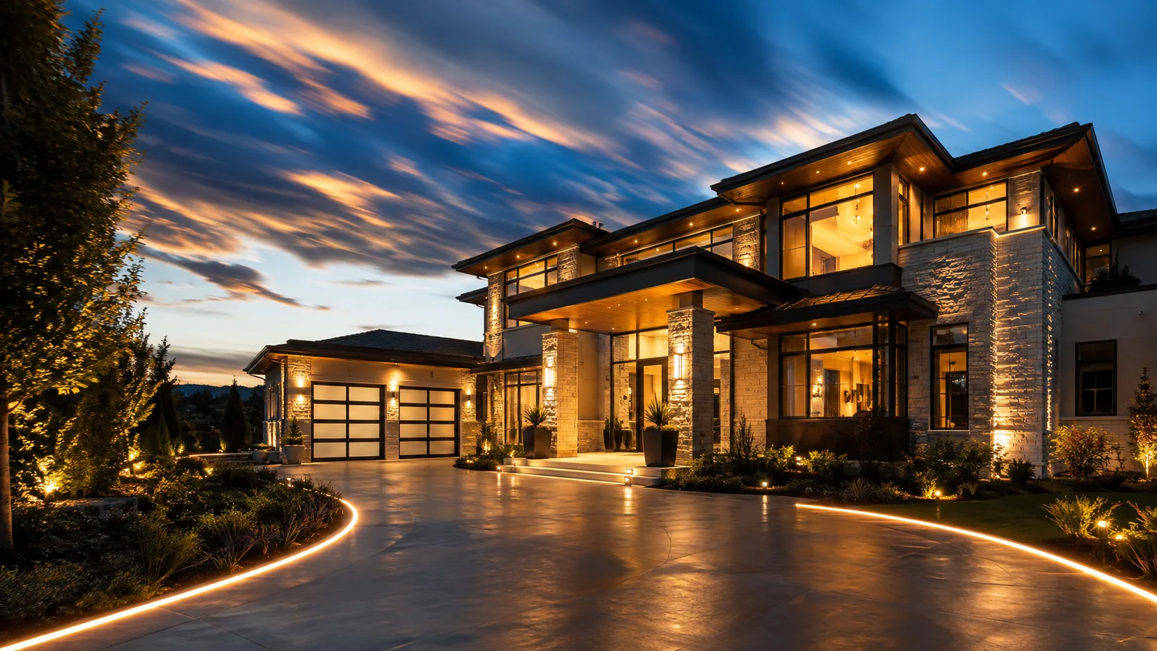 Luxury home exterior