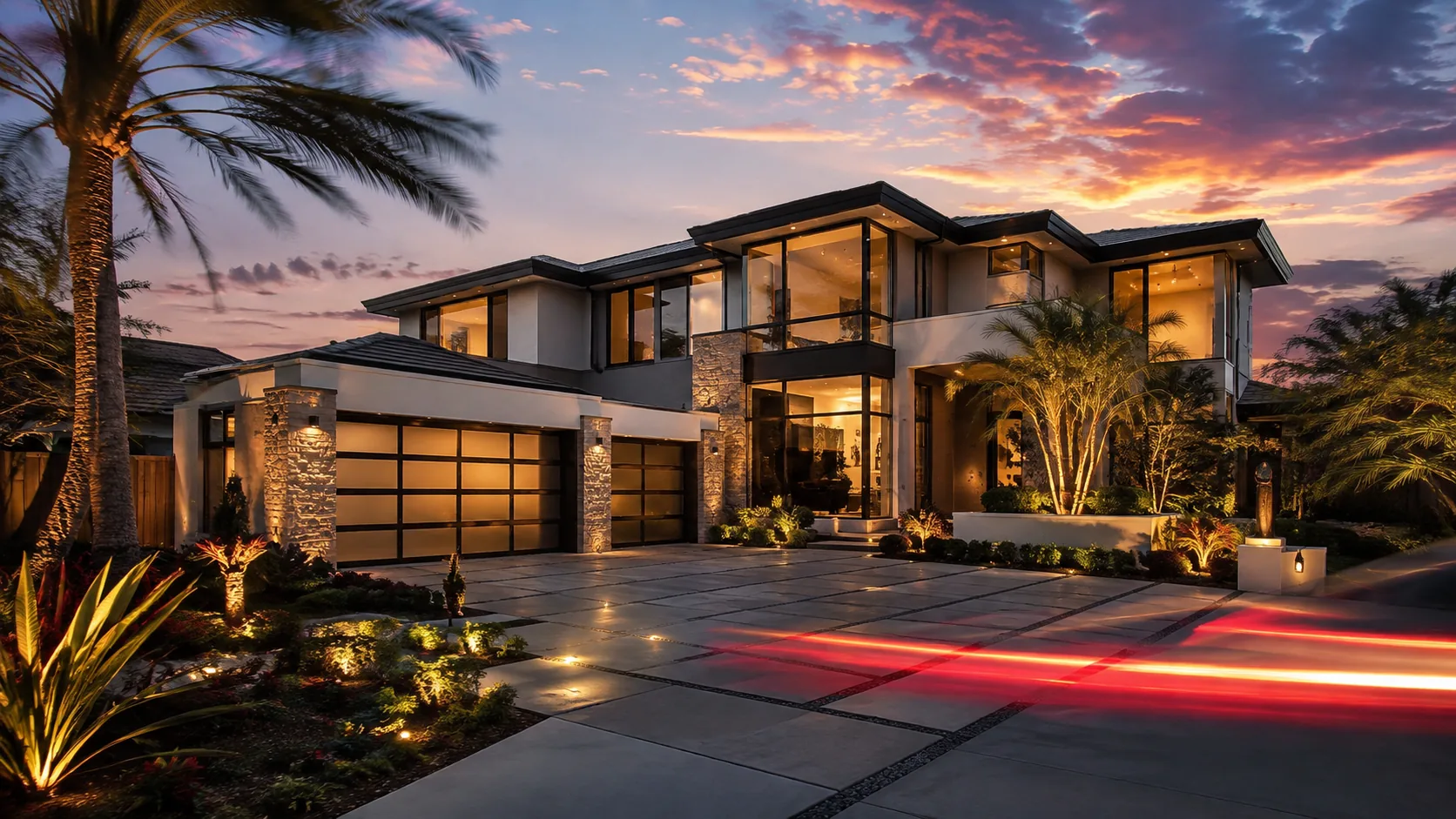 Luxury home exterior